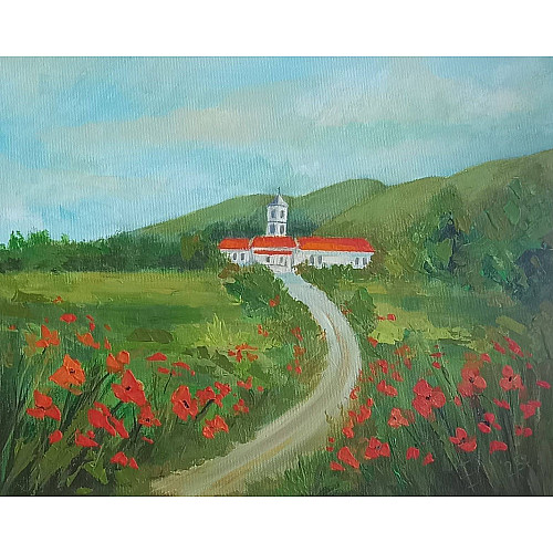 Доброславски манастир - картина